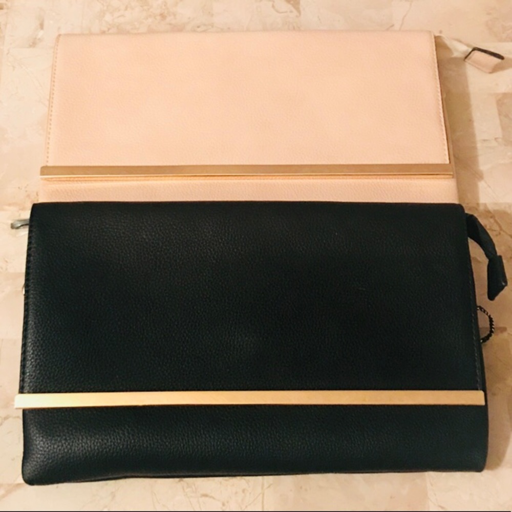 Black or Beige Clutch Bags
